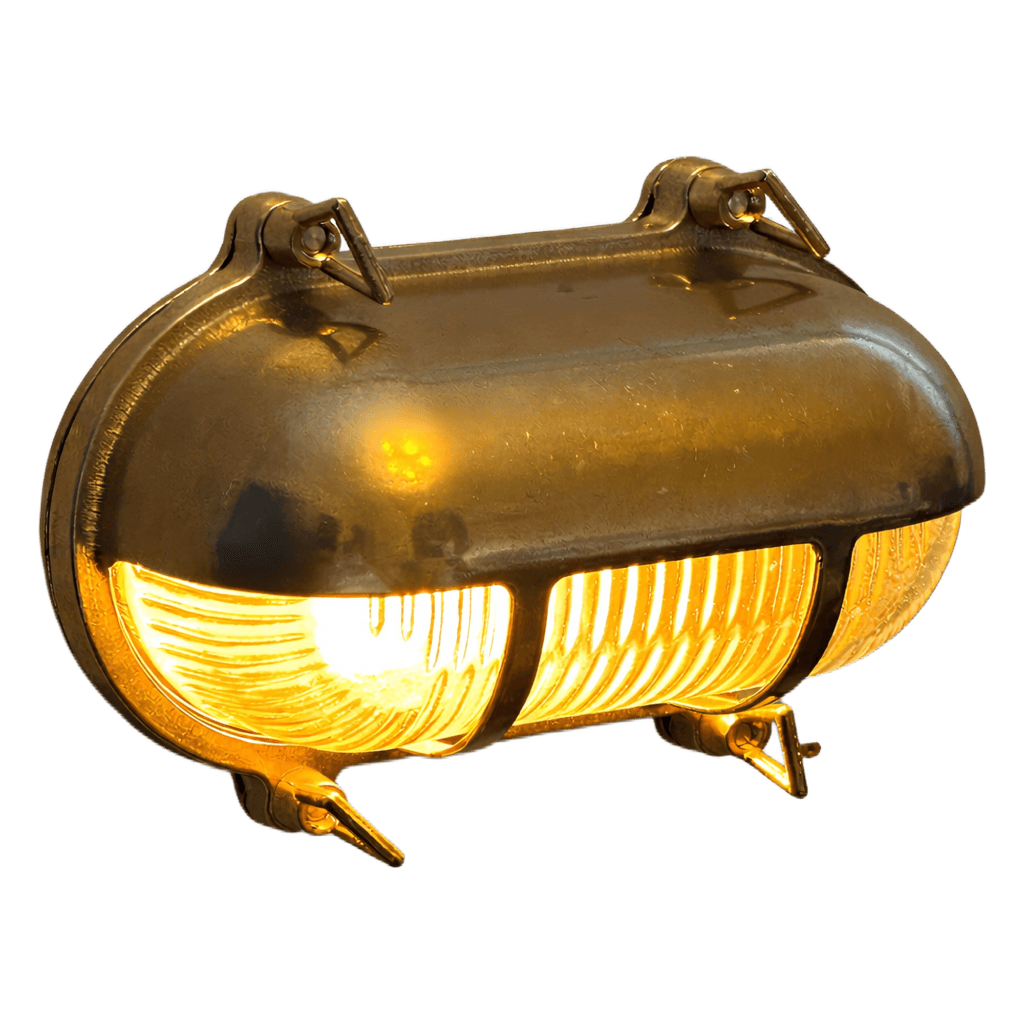 Gnarp Brass Outdoor Wall Sconce