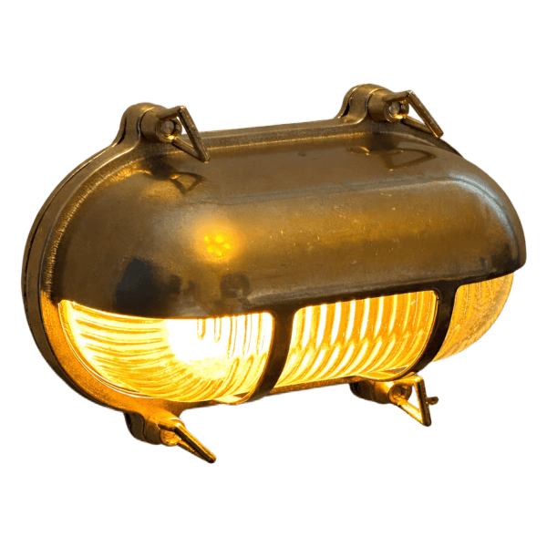 Gnarp Brass Outdoor Wall Sconce