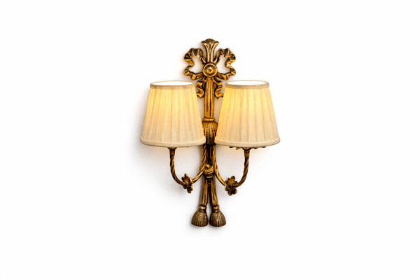 Avenida Double-Arm Brass Wall Sconce