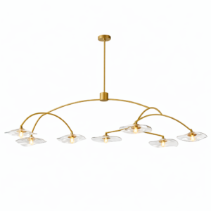 lily clear glass sarkıt avize