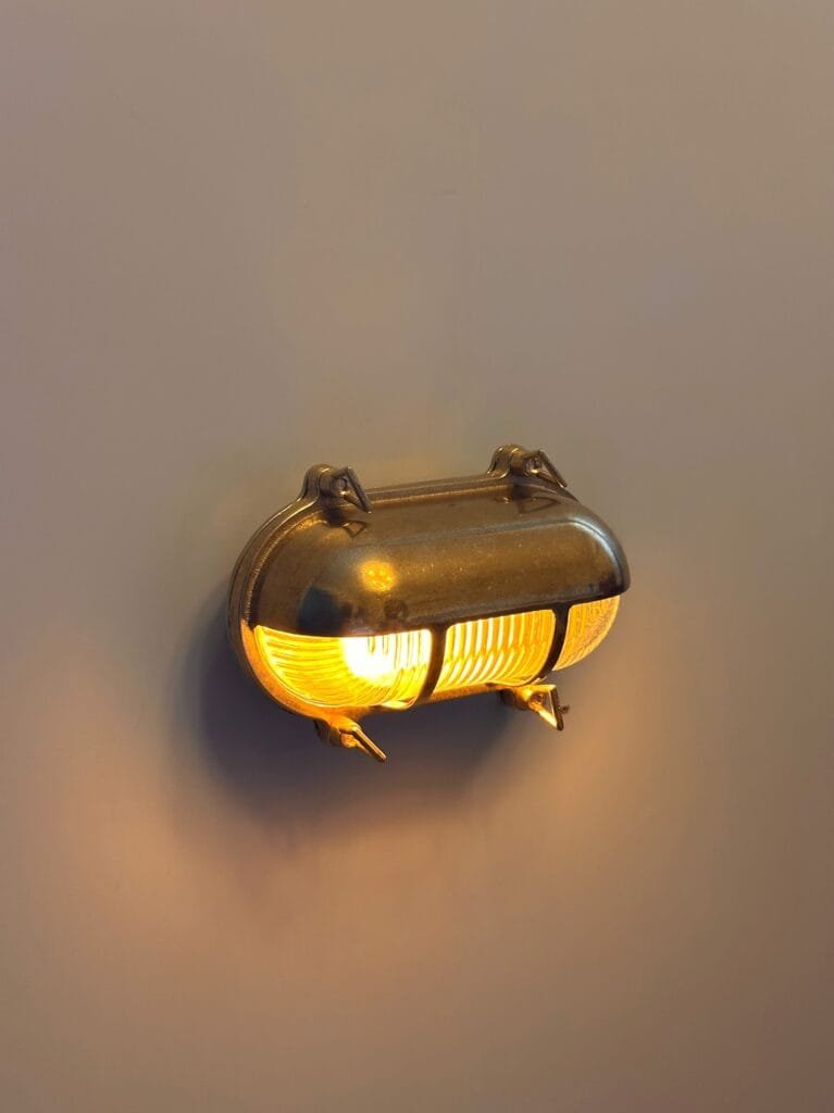 Gnarp Brass Outdoor Wall Sconce – image 3