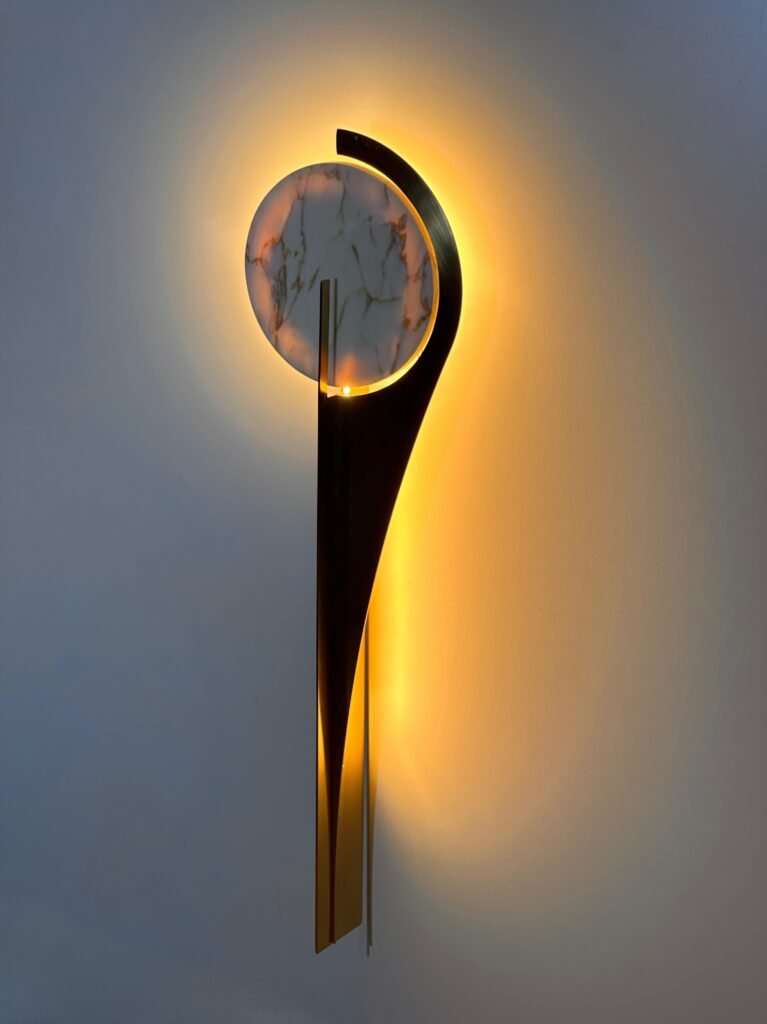 Drosia Marble Sconce – image 2