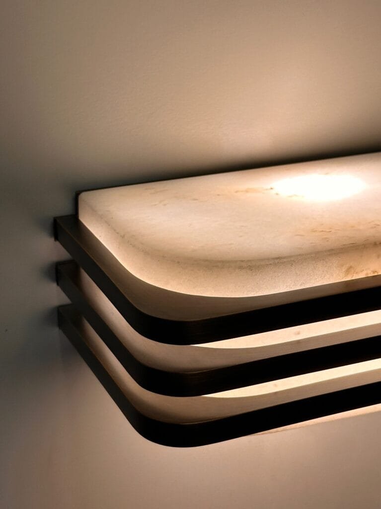 Belair 1969 Marble Sconce – image 6