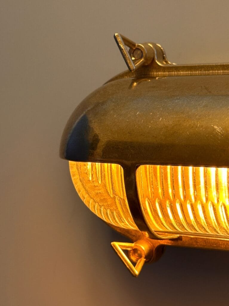 Gnarp Brass Outdoor Wall Sconce – image 5