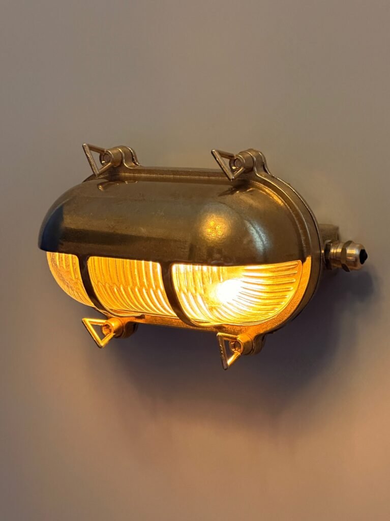 Gnarp Brass Outdoor Wall Sconce – image 4