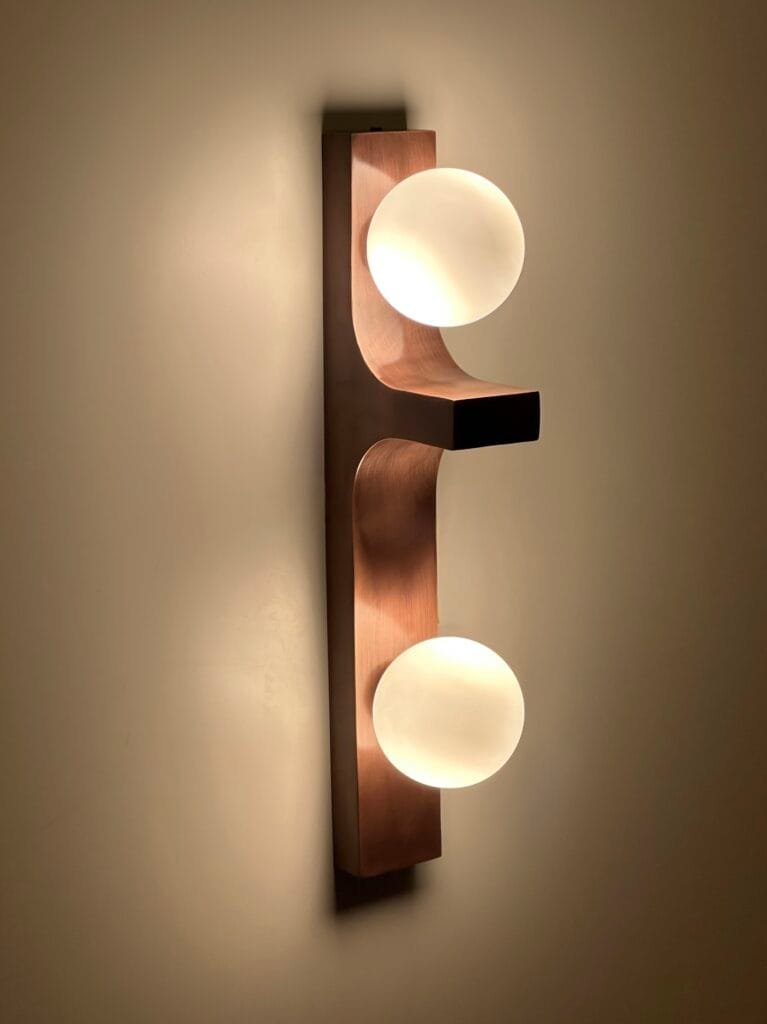 Macrom Brass Wall Sconce – image 7