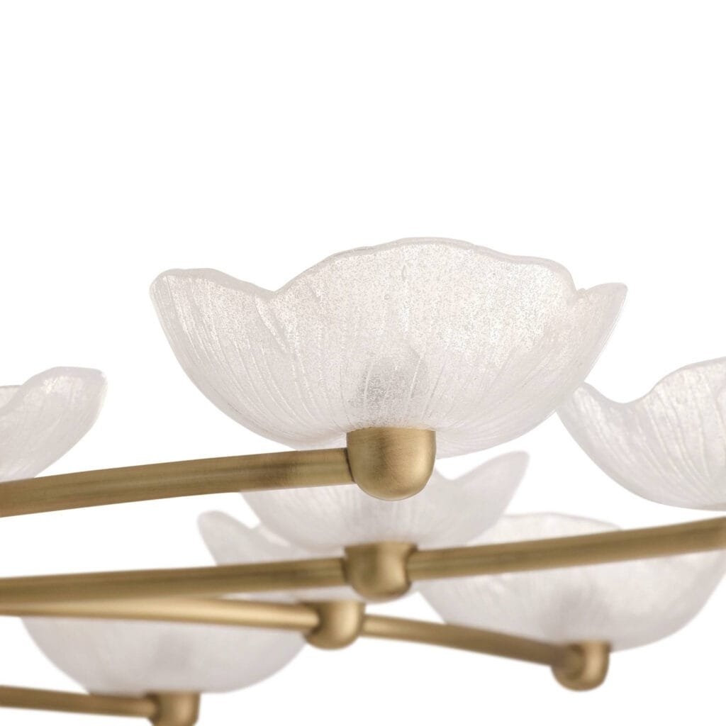 Fleurana 16-Light Flower Glass Chandelier – image 5