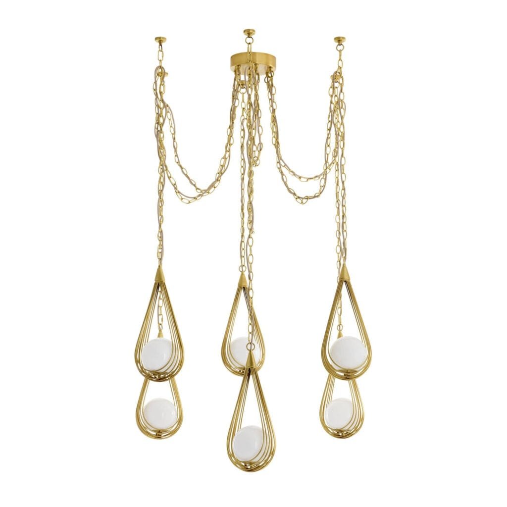 Ova 6-Light Pendant Chandelier – image 4