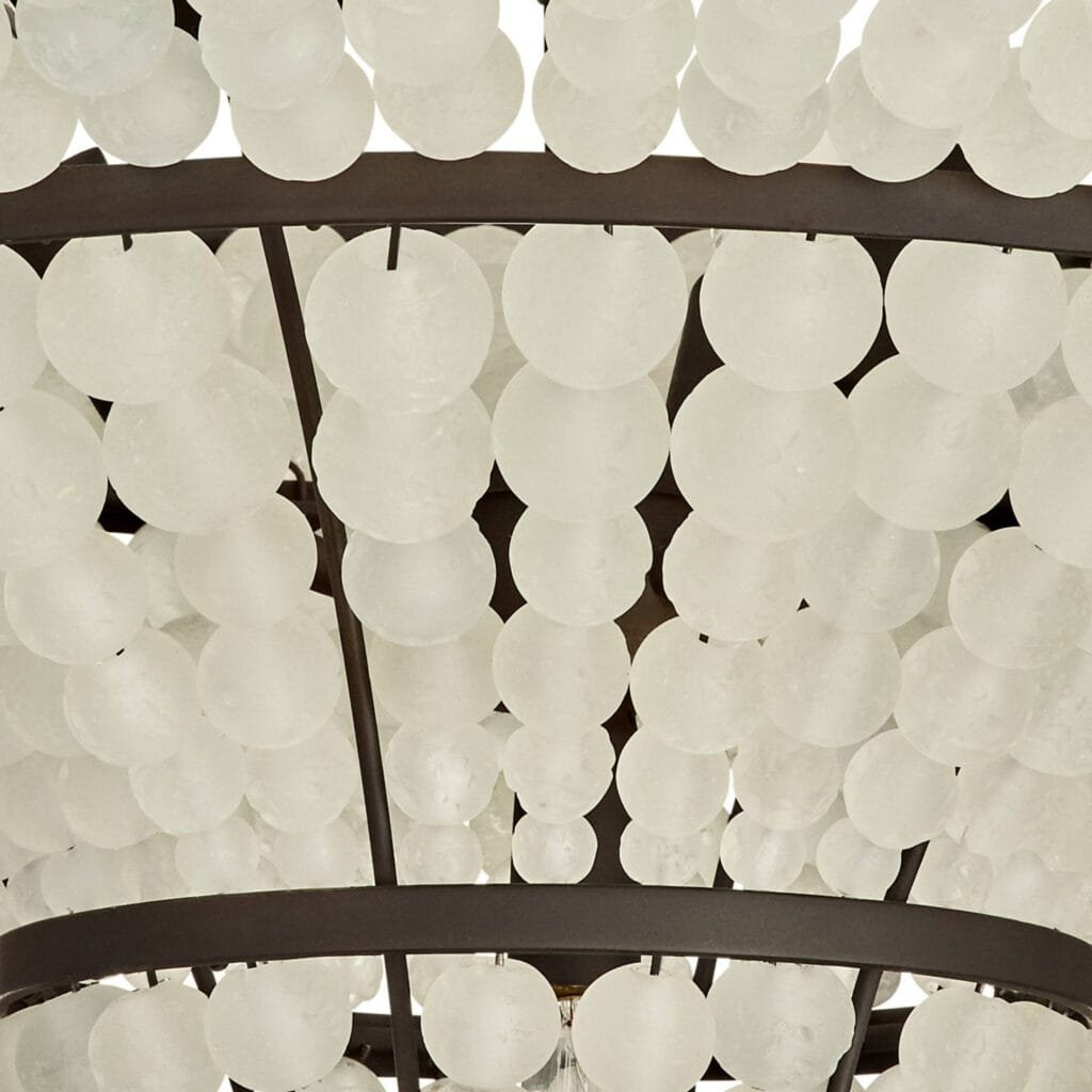 Modern Beaded Pendant Chandelier – image 3