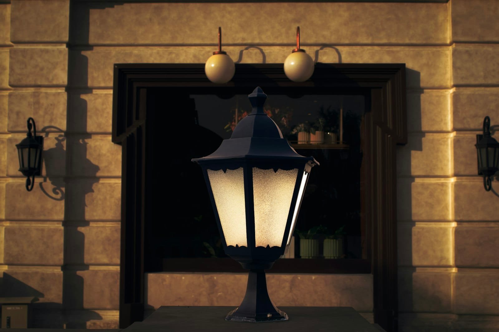 IP-rated outdoor wall sconce