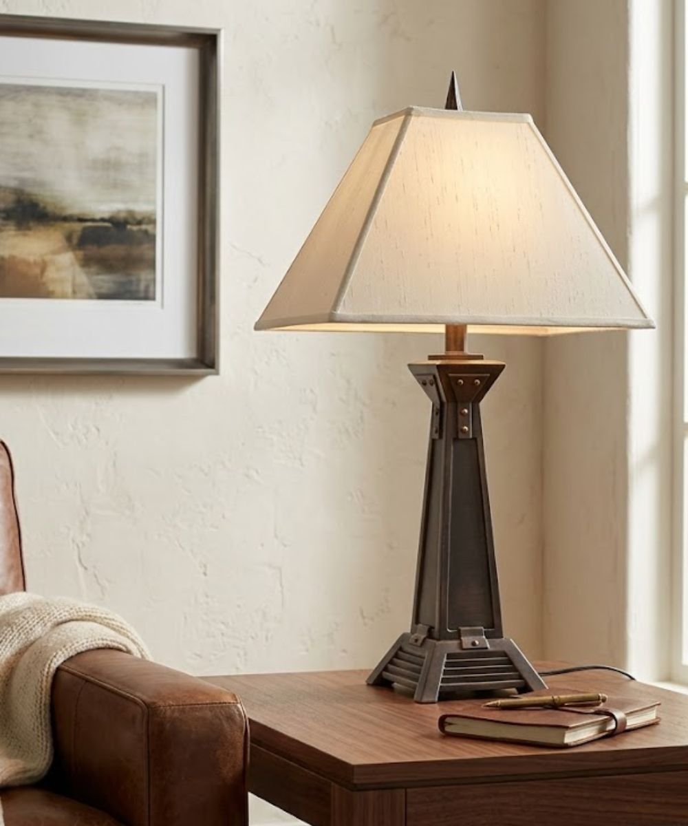 Aristi Antique Copper Table Lamp – image 2