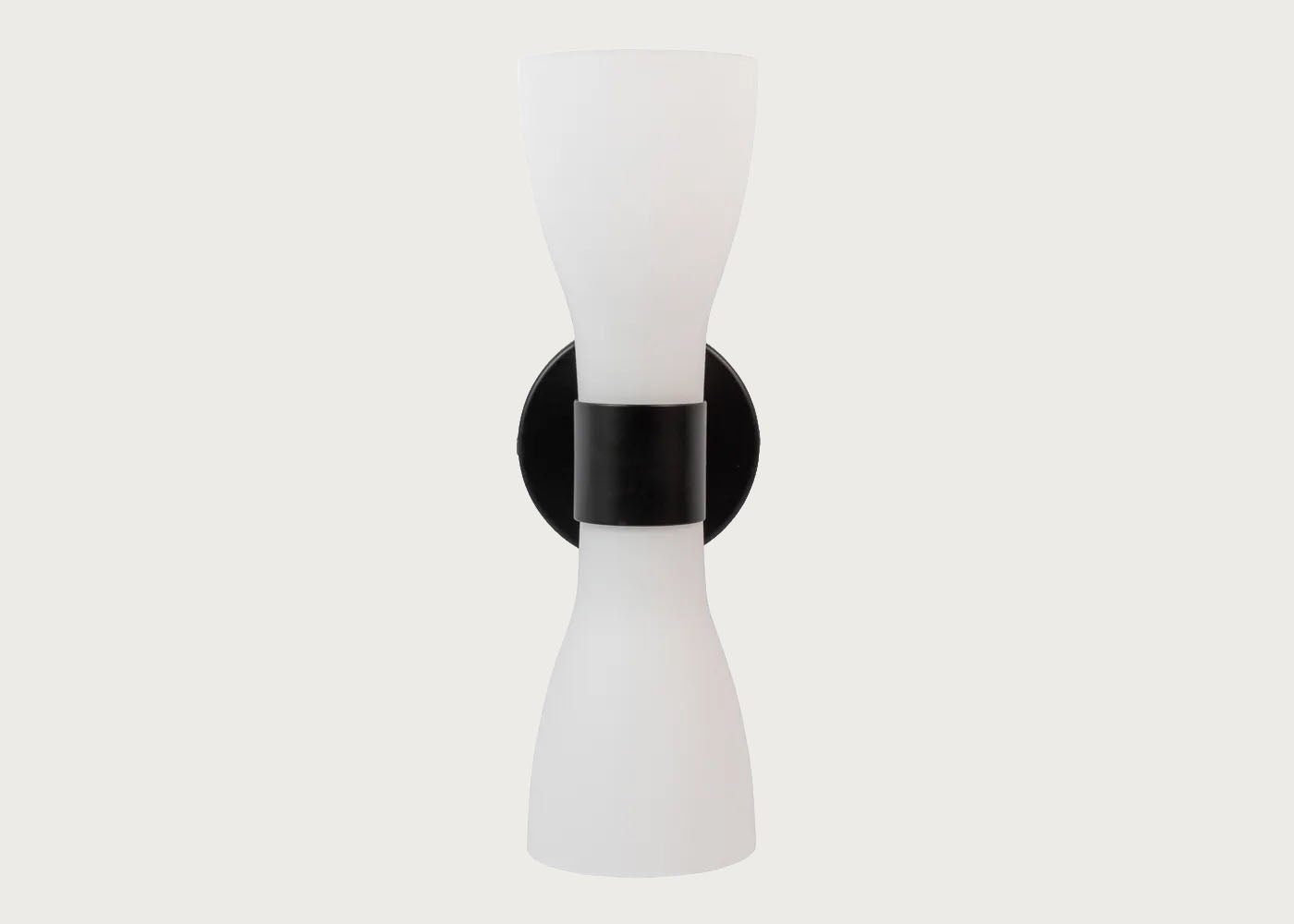 Astris Çift Opal Cam Konili Siyah Aplik