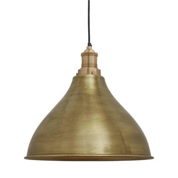 Baiso Brass Conical Pendant