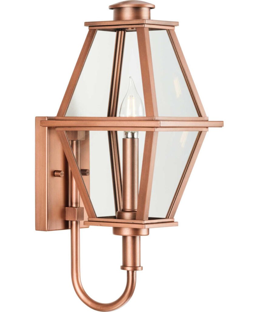 Kallikratis Antique Copper Classic Lantern Outdoor Wall Light