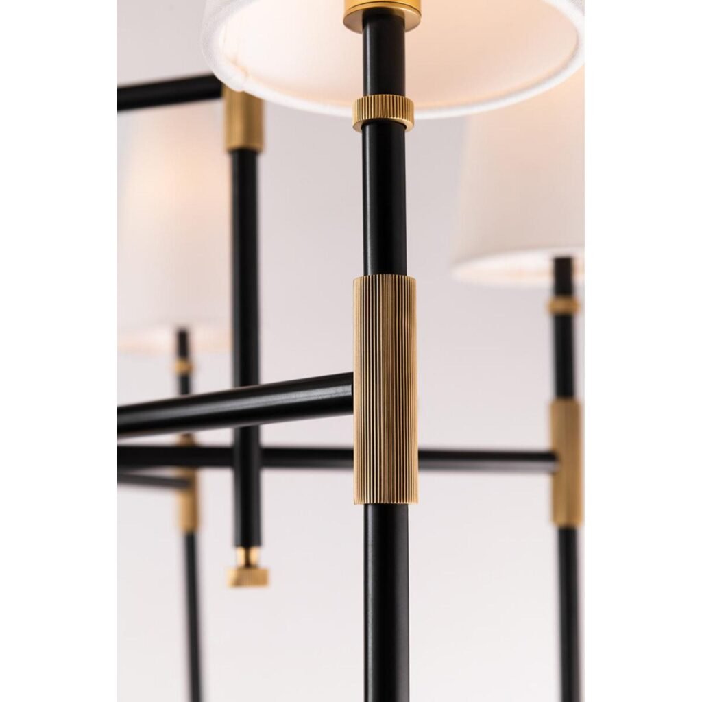 Lixouri Two Coloured Brass Floor Lamp – image 3