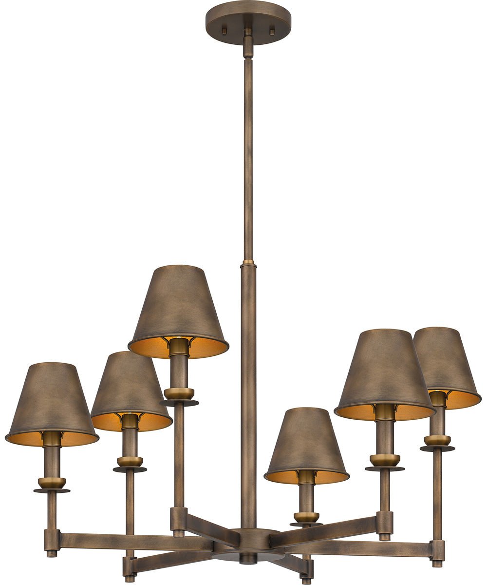 Vlora Metal Head Bronze Chandelier