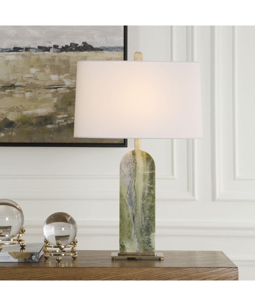 Kapesovo Green Marble Table Lamp – image 2