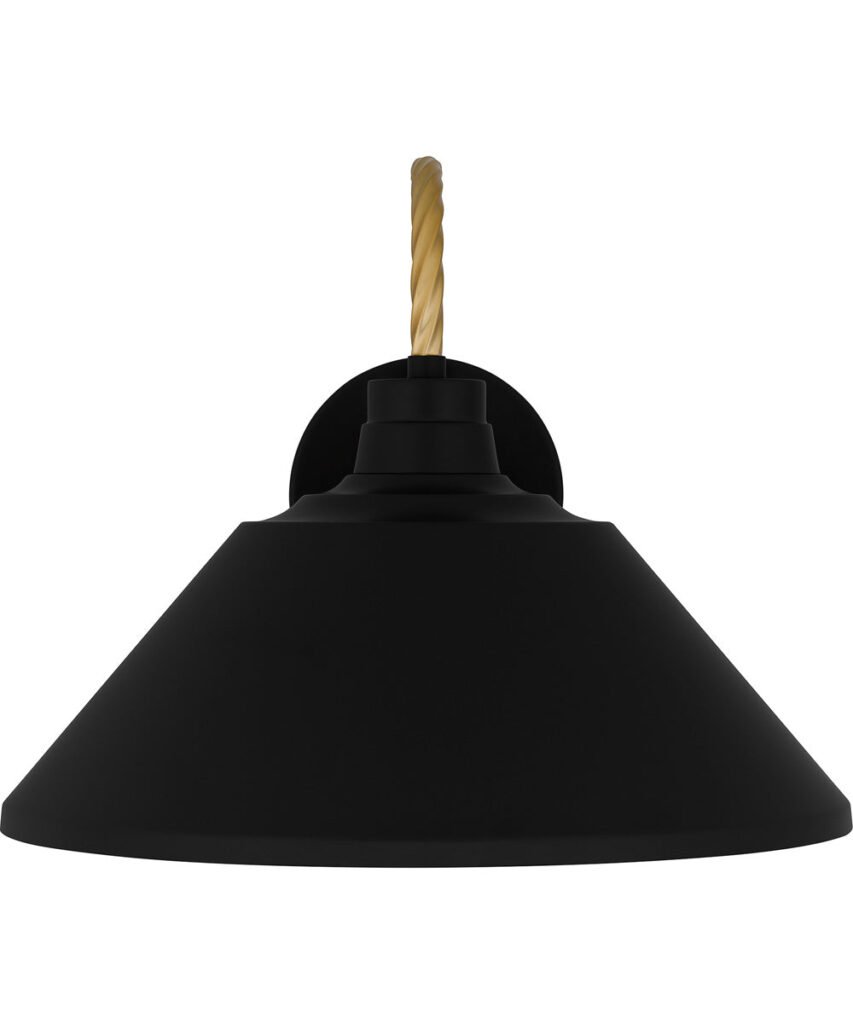 Morrone Geniş Metal Şapkalı Dış Mekân Duvar Apliği – image 3
