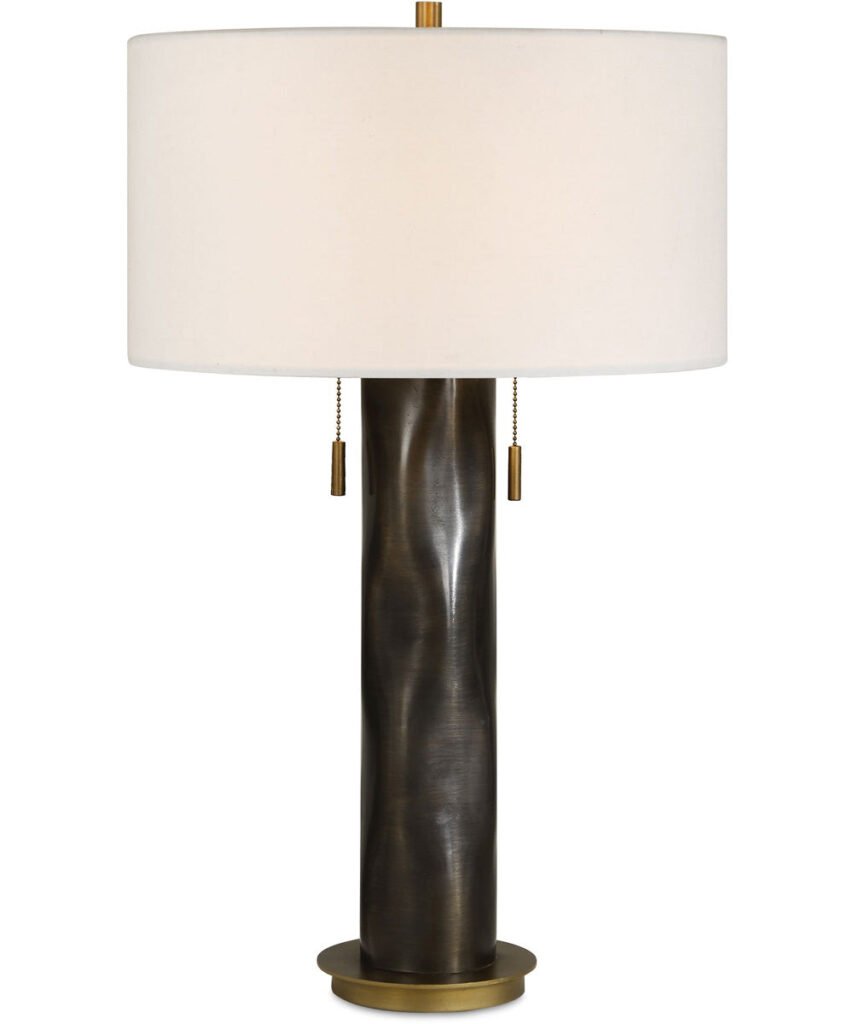 Vradeto Double Chain Dark Bronze Table Lamp