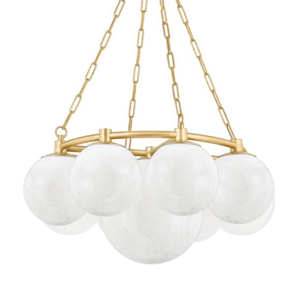 Kipoi Opal Globe Ring Chandelier