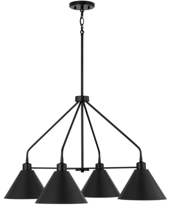 Cuglieri Metal Külah Başlıklı Avize