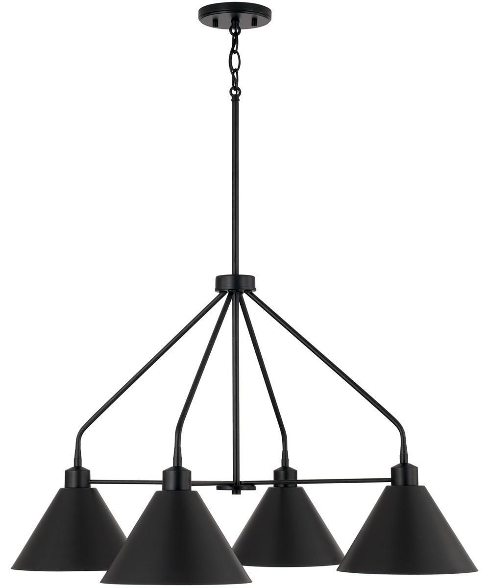 Cuglieri Metal Külah Başlıklı Avize