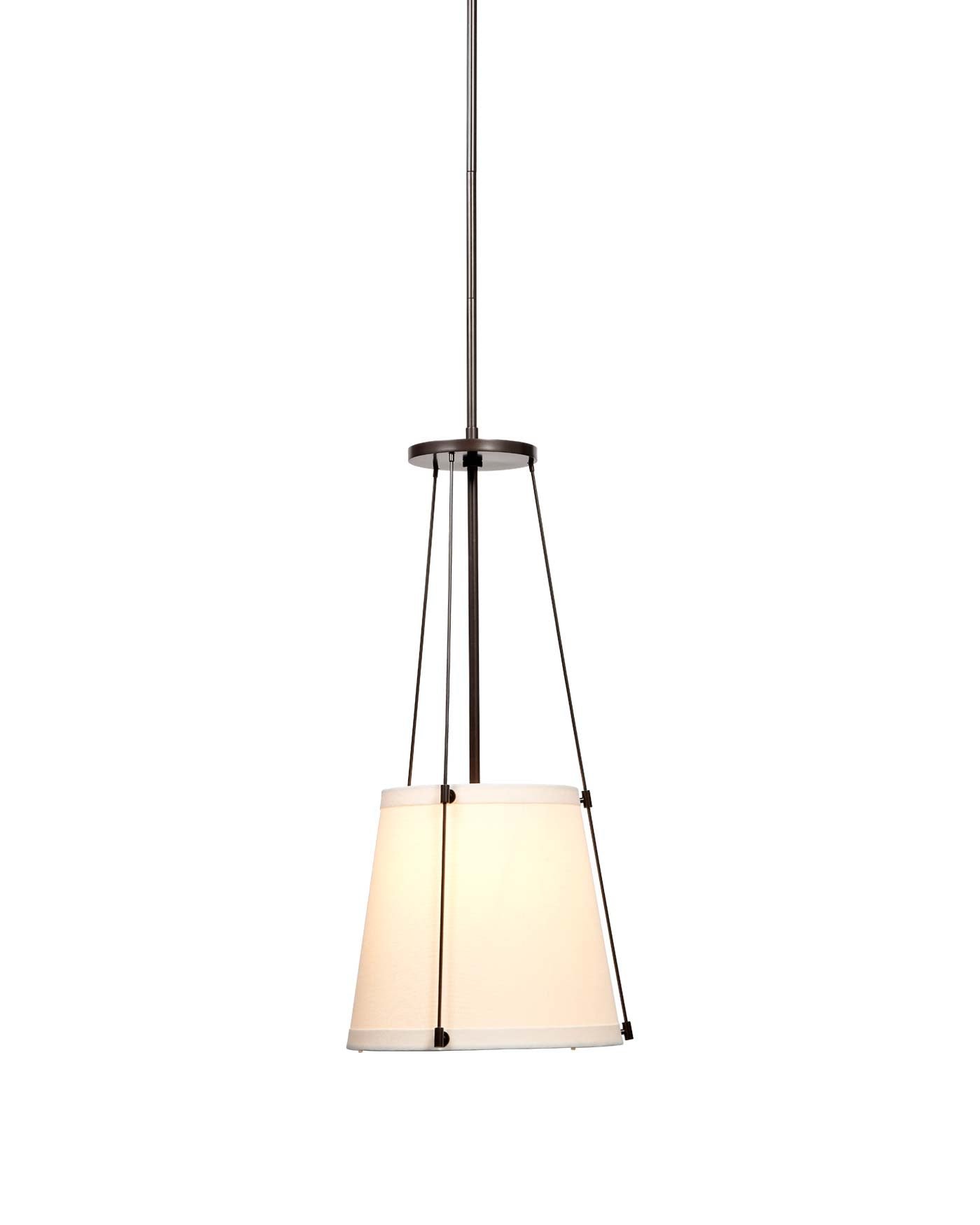 Orio Bronze Linen Shade Pendant – image 3