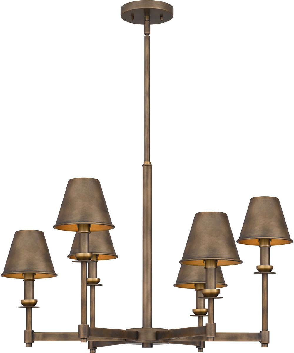 Vlora Metal Head Bronze Chandelier – image 3