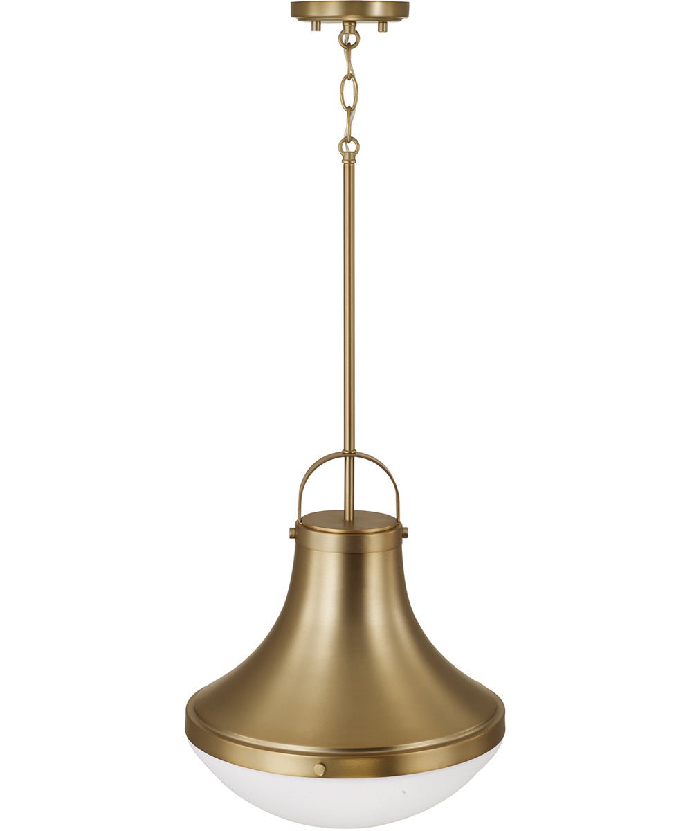 Argeles Antiqued Brass Dome Pendant – image 2