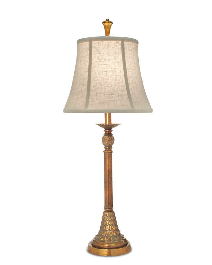 Papingo Polished Brass Buffet Lamp