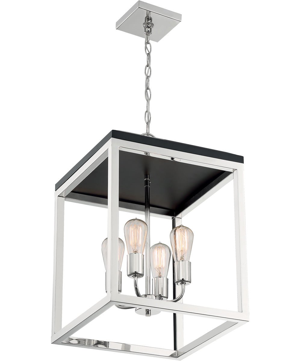 Finestrat Square Cage Nickel Pendant