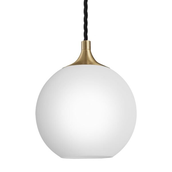 Lugagnano Opal Glass Globe Pendant