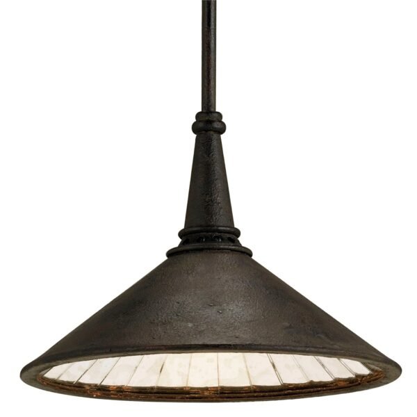 Hanioti Black Metal Dome Pendant