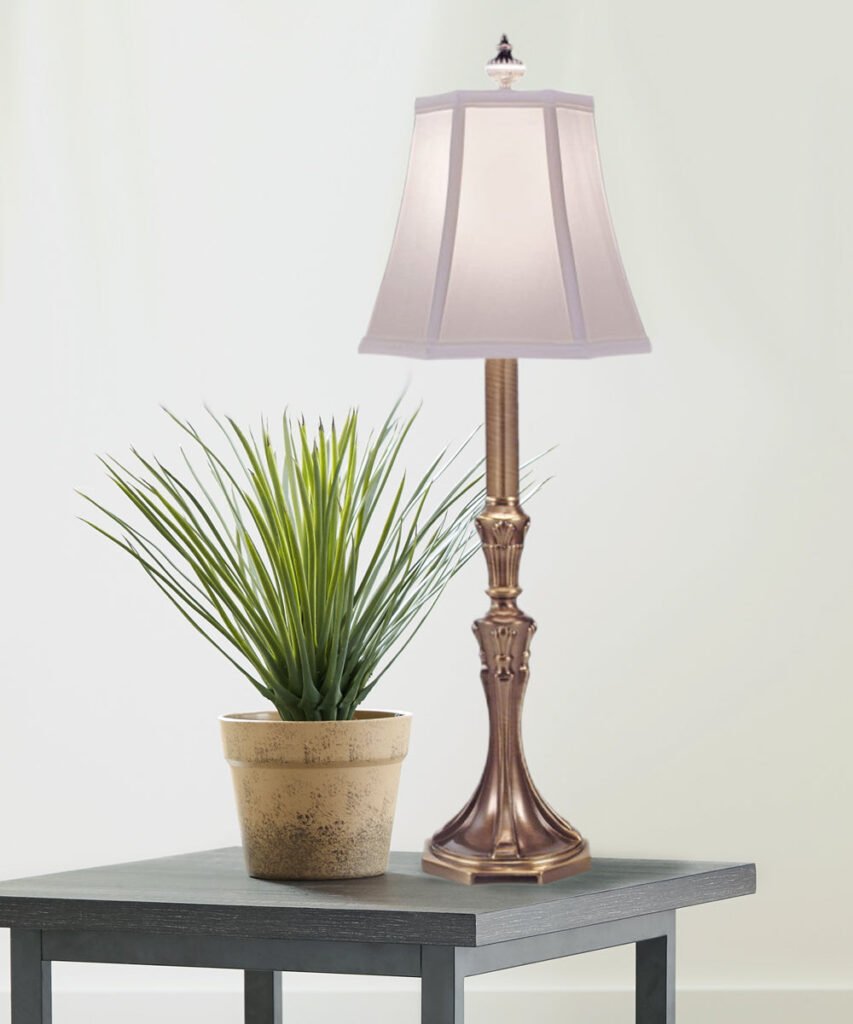 Kipi Bronze Square Shade Table Lamp – image 3