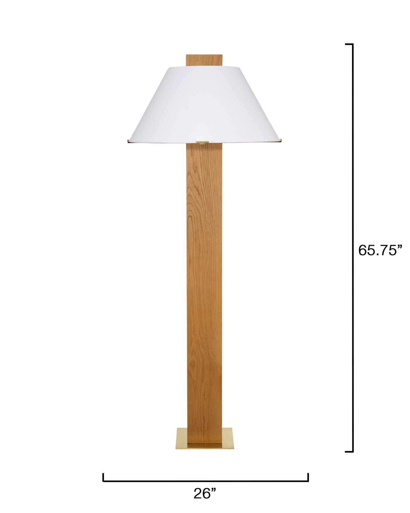 Torbole Meşe ve Pirinç Lambader – image 3
