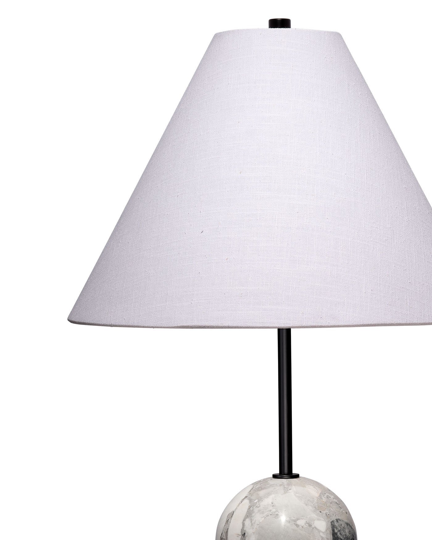 Vervena Travertine Conical Shade Table Lamp – image 3