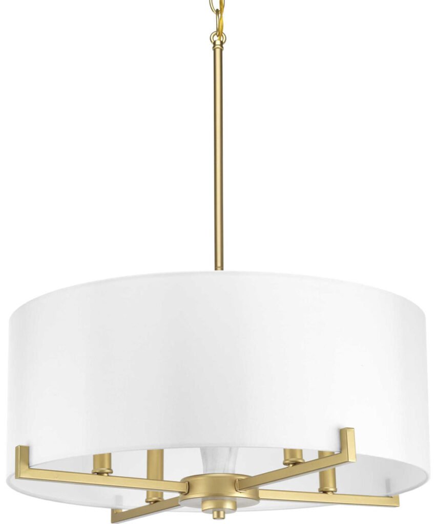 Beaucaire Silk Shade Gold Pendant
