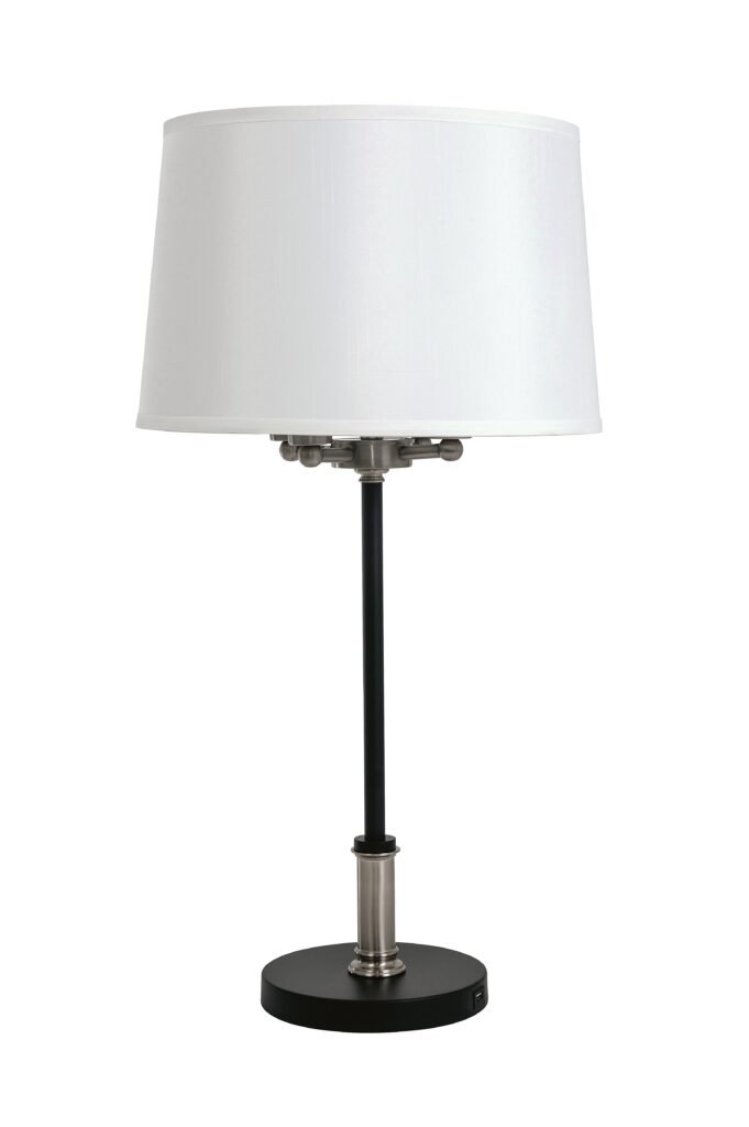Lagia Black Nickel Four Bulb Table Lamp