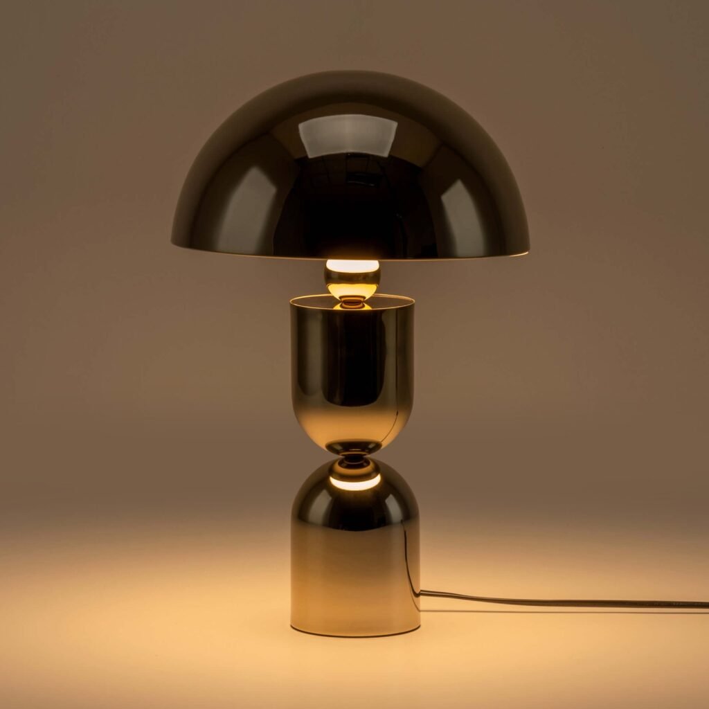 Mljet Brass Dome Mushroom Table Lamp – image 2