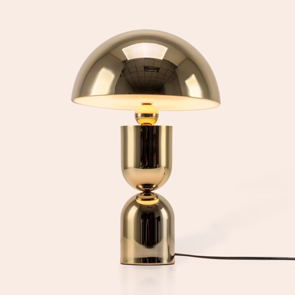Mljet Brass Dome Mushroom Table Lamp – image 3