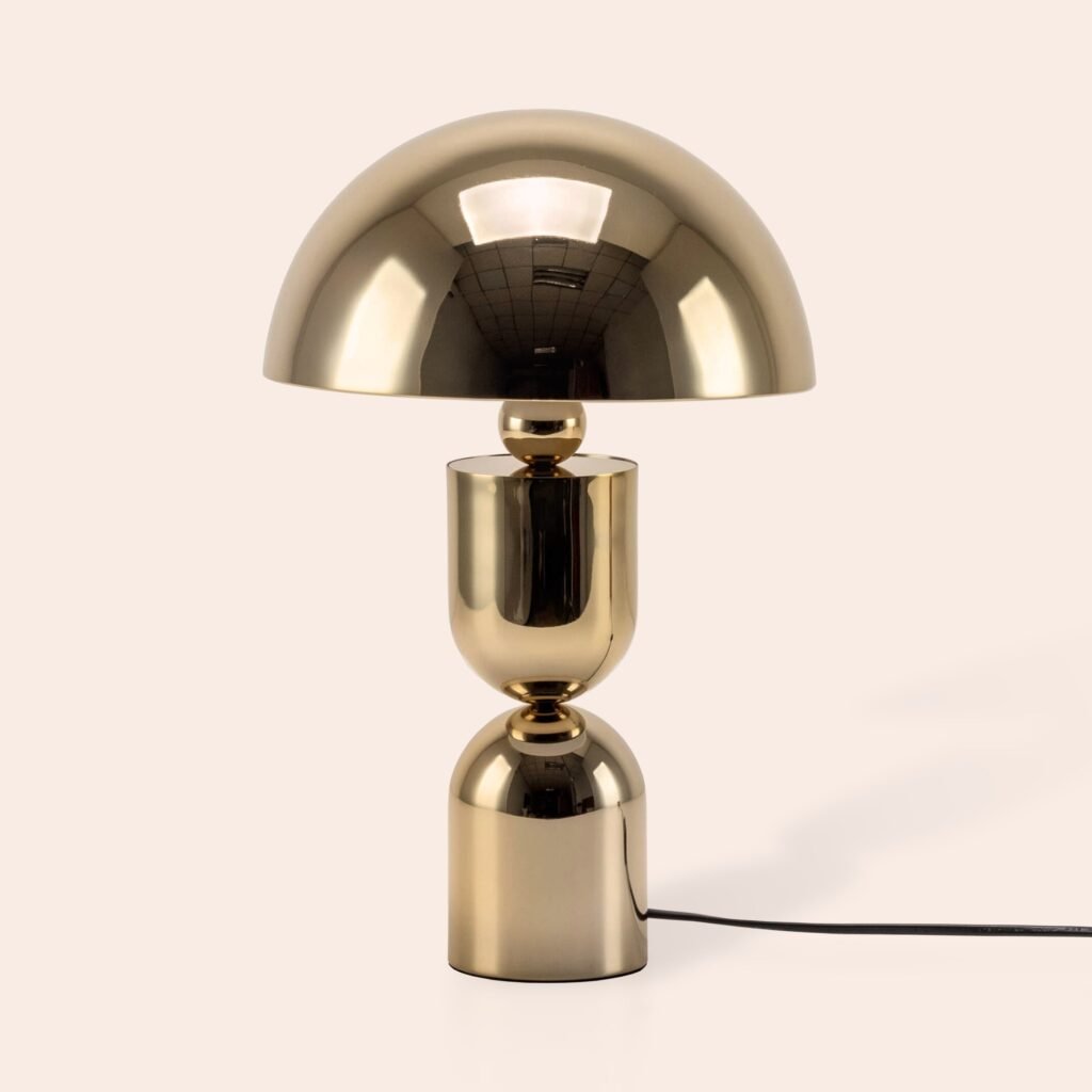 Mljet Brass Dome Mushroom Table Lamp