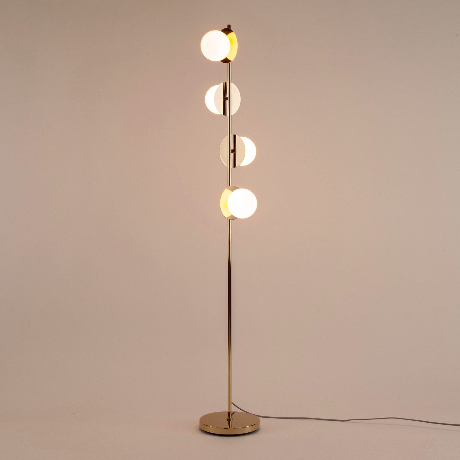 Pettorazza Opal Disc Brass Floor Lamp – image 2
