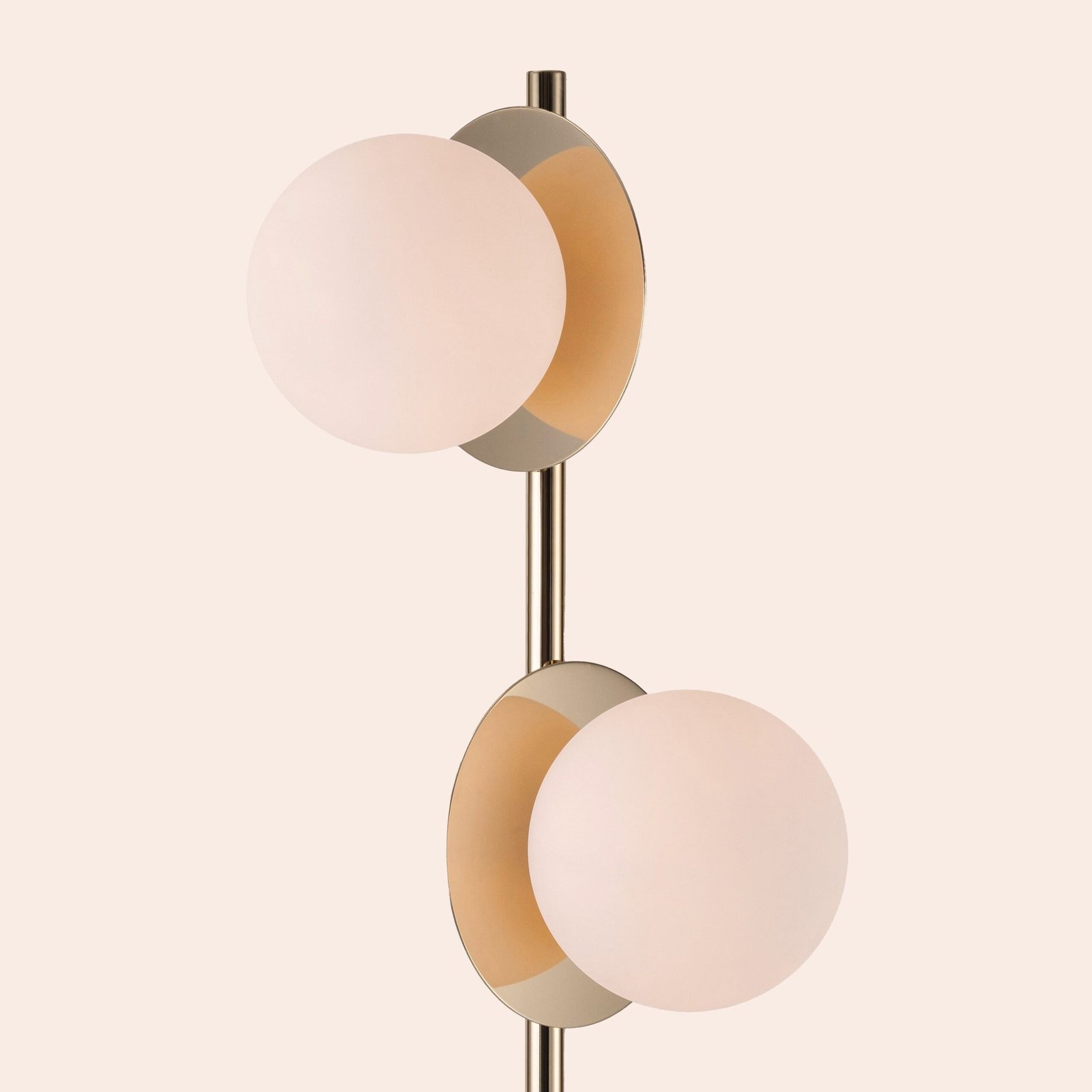 Pettorazza Opal Disc Brass Floor Lamp – image 3