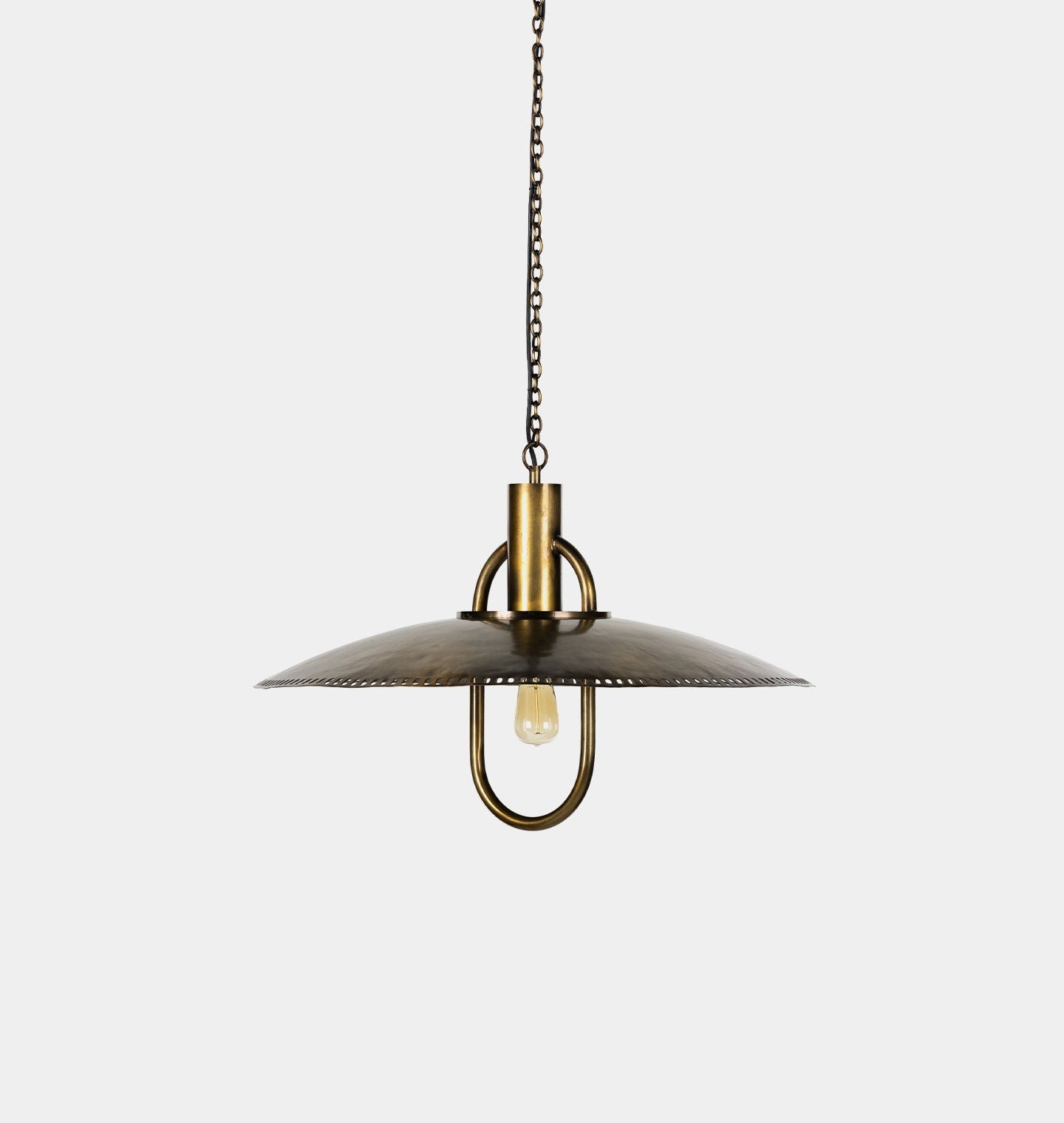 Mdiq Wide Iron Dome Pendant