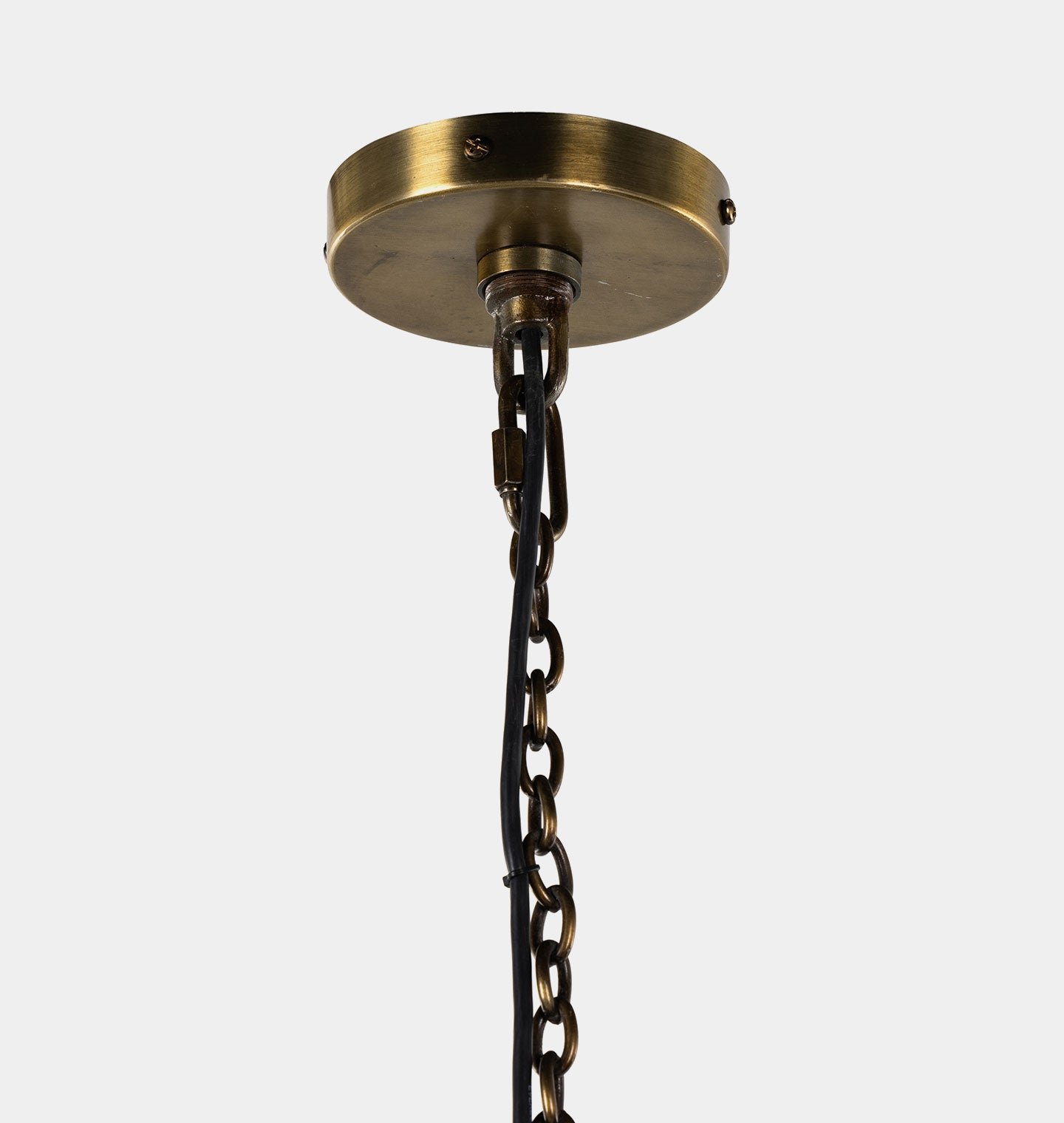 Mdiq Wide Iron Dome Pendant – image 3
