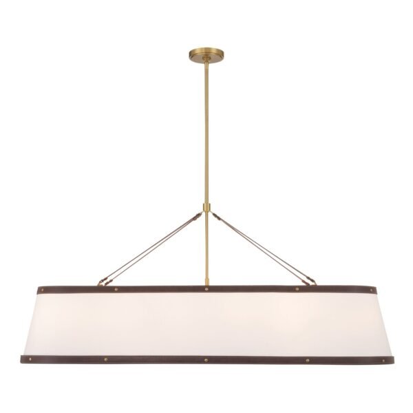 Mystras Oval Lineer Abajurlu Avize