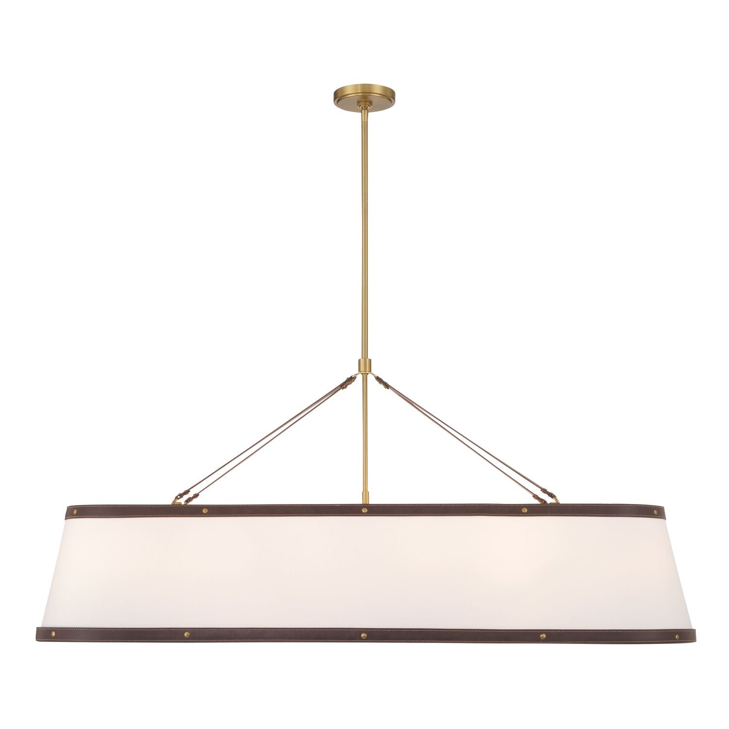 Mystras Oval Lineer Abajurlu Avize