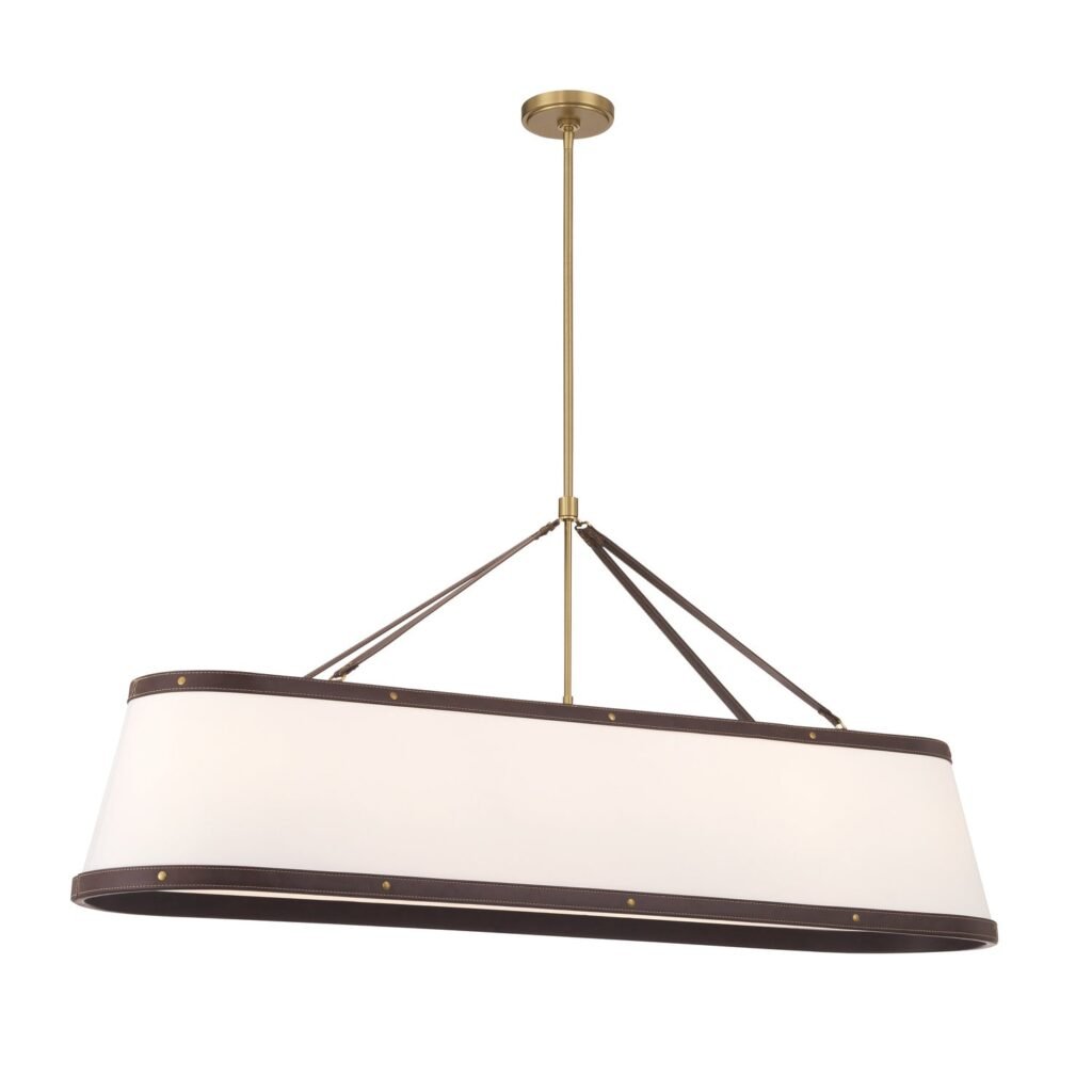 Mystras Oval Lineer Abajurlu Avize – image 2
