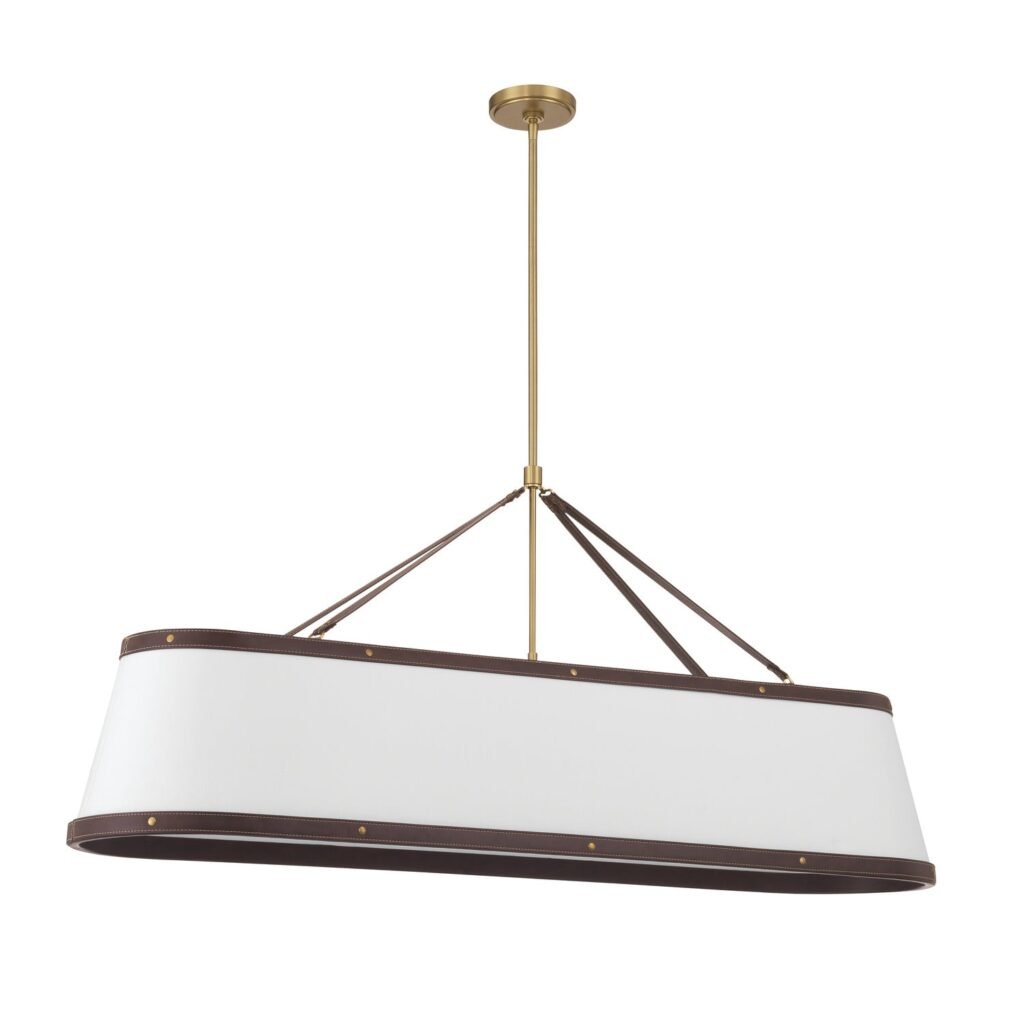 Mystras Oval Lineer Abajurlu Avize – image 3