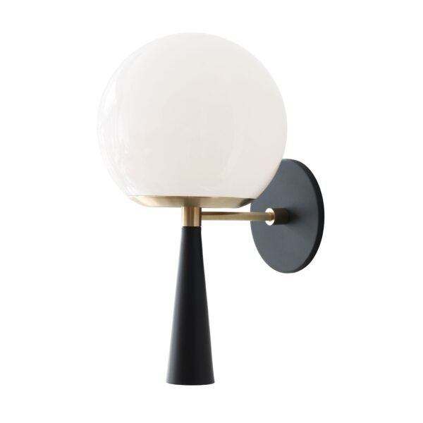 Barchi Conical Body Blown Glass Globe Wall Sconce
